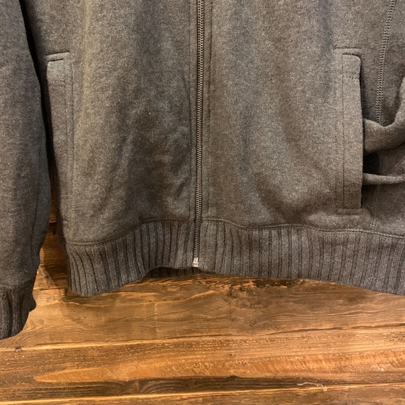 CK Men's Zip Up Sweater with Pockets Large - Picture 3 of 8
